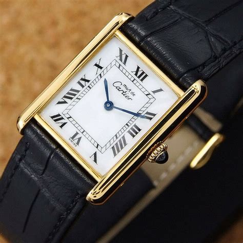 men's cartier tank watch|authentic cartier tank watch.